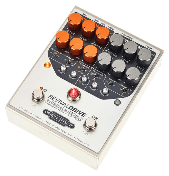 Origin Effects Revival Drive guitar pedal Rock Stock favorite pedal builders